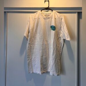 Free & Easy Don’t Trip White Tee Size XL Malibu California New Without Tag